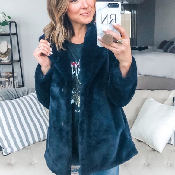 MODA ME COUTURE Jackets & Blazers - KELLY Emerald Green Coat